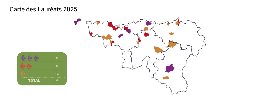carte Lauréats 2025